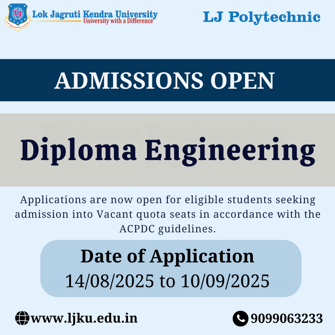 Diploma Vacant Quota Admission Open