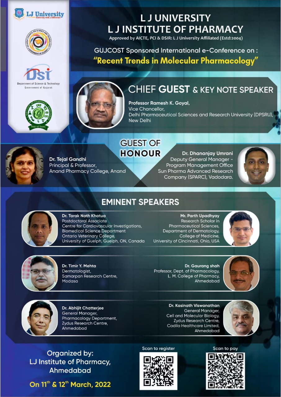 International e-Conference on "Recent Trends in Molecular Pharmacology"