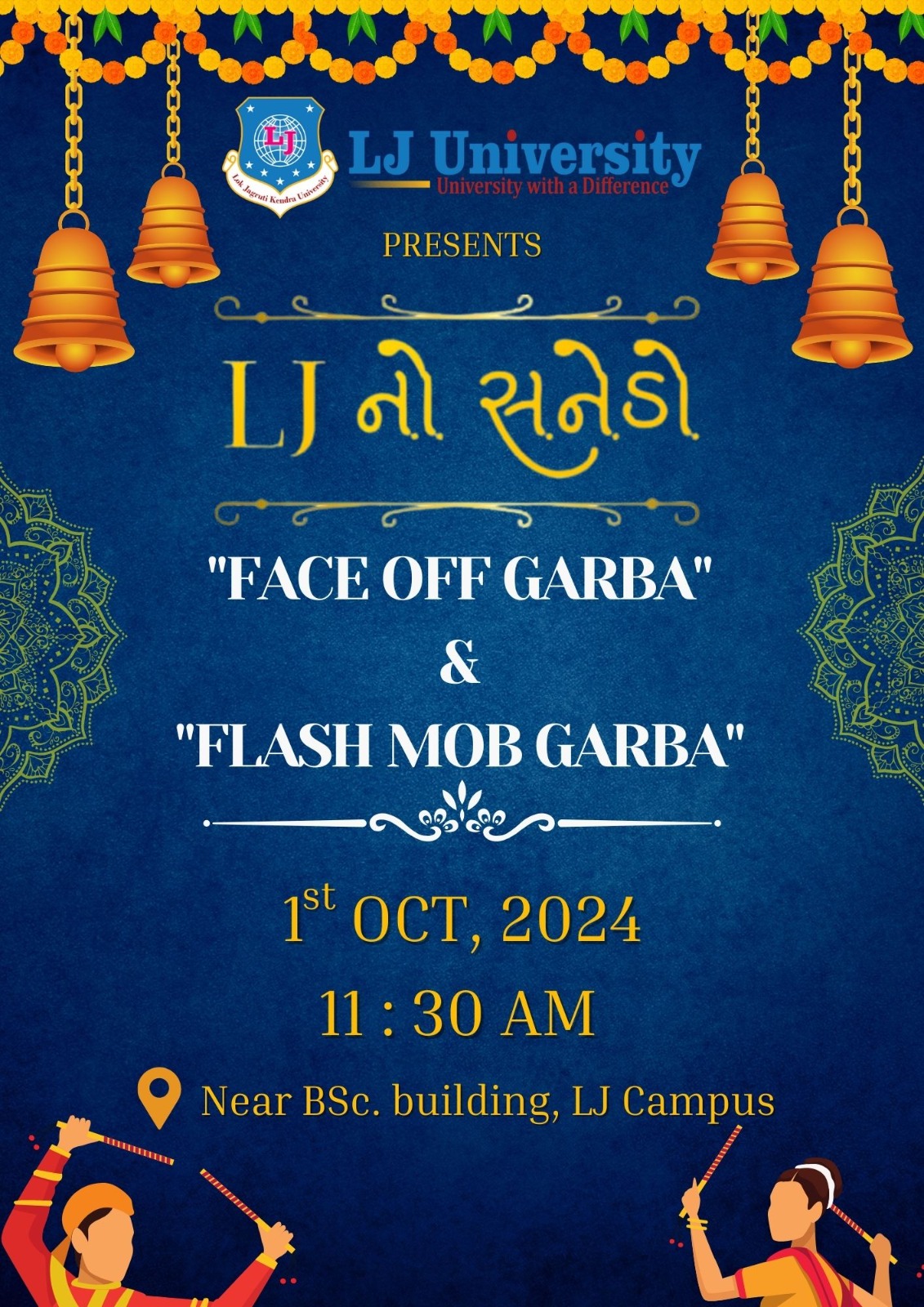 Faceoff Garba and Flash Mob