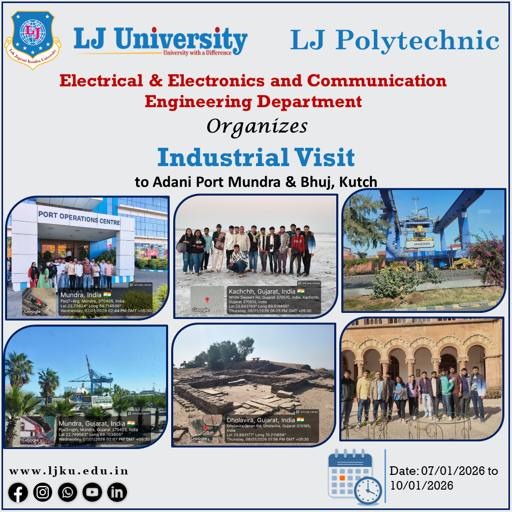 EC & Electrical Department-Study Tour- to Adani Port  & SEZ and Kutch_Bhuj