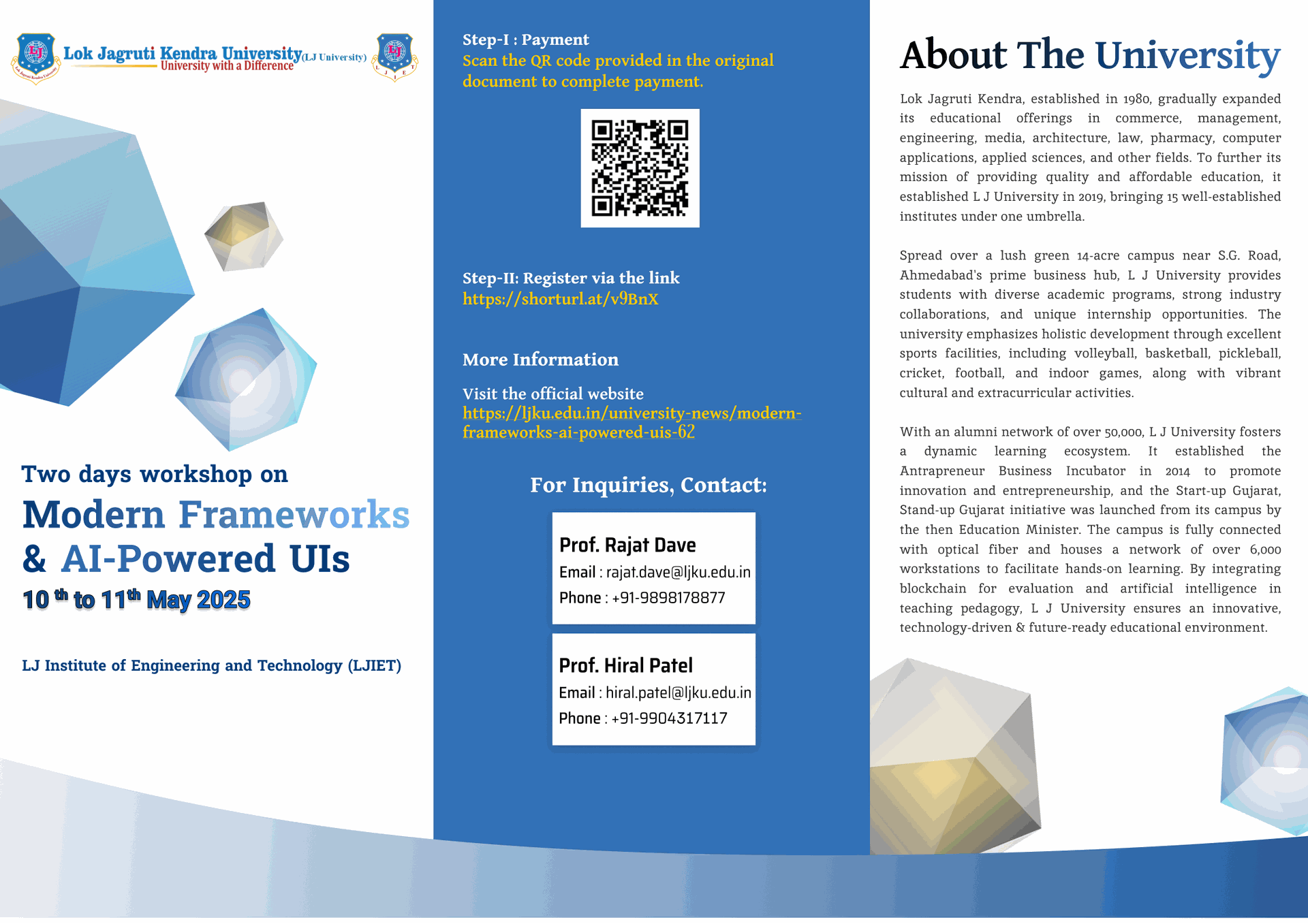 Contact Lok Jagruti Kendra University